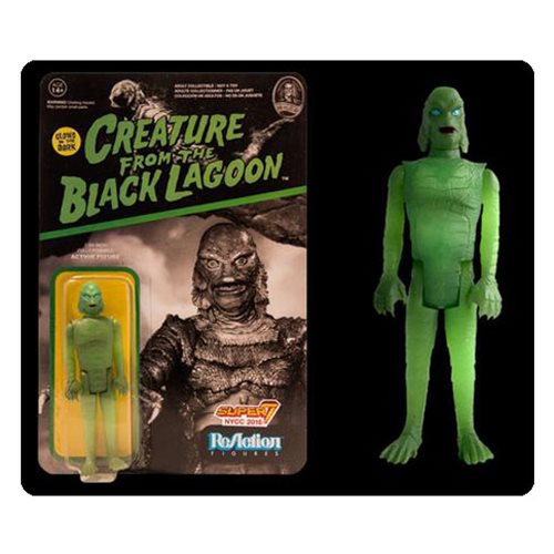 Universal Monsters Creature From The Black Lagoon Glow In The Dark ReAction Figure - NYCC Exclusive